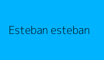 Esteban esteban